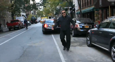 Alec Baldwin chases down a photographer. Photo courtesy of TMZ Photo courtesy of TMZ