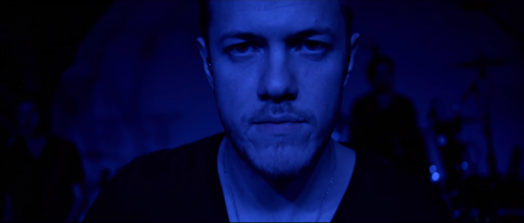 Dan Reynolds, lead singer of Imagine Dragons, deals with his demon in their "Demons" video. Courtesy Imagine Dragons Courtesy Imagine Dragons