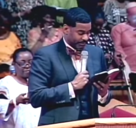 The Rev. Dr. Otis Moss III. Screenshot from YouTube video, via Trinity United Church. The Rev. Dr. Otis Moss III. Screenshot from YouTube video, via Trinity United Church.