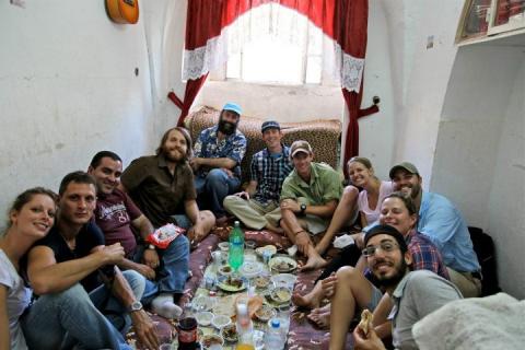 A shared meal in Hebron. A shared meal in Hebron.