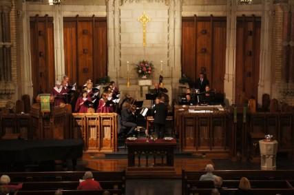 Cantata 79, J.S. Bach played by First Presbyterian Church in Philadelphia, in October 2013. Photo courtesy Jennifer Gay/RNS