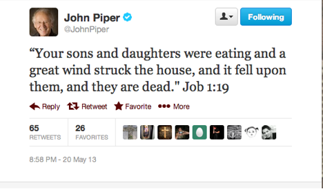 John Piper's Tweet John Piper's Tweet
