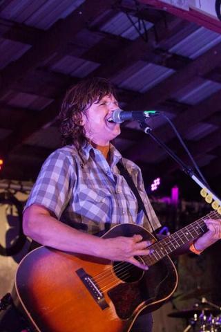 Amy Ray of Indigo Girls at the Wild Goose Festival 2013. Photo by Scott Griessel Photo by Scott Griessel