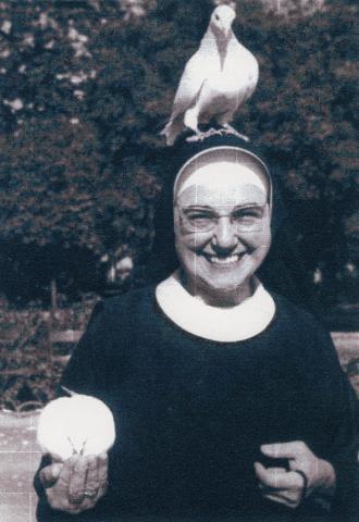 Sister Annunziata in Rome in the 1960s. Photo courtesy of Cathleen Falsani. Sister Annunziata in Rome in the 1960s. Photo courtesy of Cathleen Falsani.