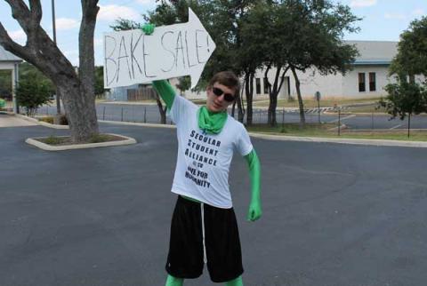 Robert-Cole Evans, 16, who founded an atheist club at his High School in Spring Branch, Tex. RNS photo by Sitansh Rajput Robert-Cole Evans, 16, who founded an atheist club at his High School in Spring