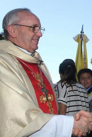 The new Pope Francis I, Cardinal Jorge Mario Bergoglio. Photo courtesy Religion News Service.