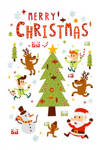 A Christmas card. Monkik / Shutterstock Monkik / Shutterstock