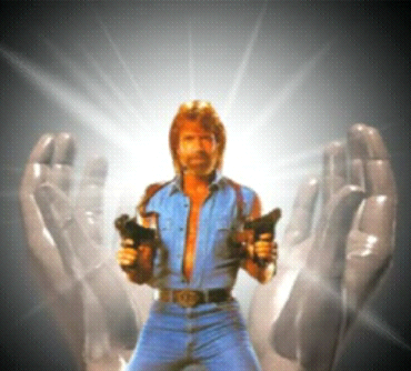 Chuck Norris. Photo courtesy Christian Piatt.