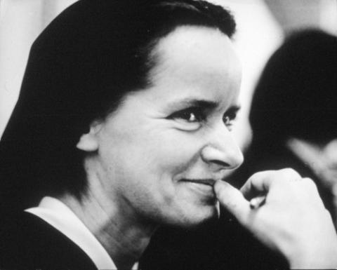 Sister Corita Kent. Image via www.corita.org. Sister Corita Kent. Image via www.corita.org.