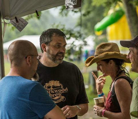 Eric Elnes and Christian Piatt at Wild Goose Festival 2013. Photo by Creatista/Red Star Studio Photo by Creatista/Red Star Studio