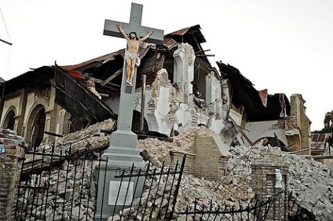 Port-au-Prince church post-earthquake. Photo by Colin Crowley via Wylio http://www.wylio.com/credits/Flickr/4293703467 Port-au-Prince church post-earthquake. Photo by Colin Crowley via Wylio http://w