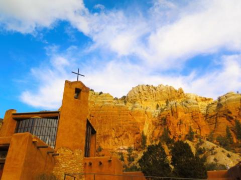 Monastery of Christ in the Desert in New Mexico. Photo by Timothy King Monastery of Christ in the Desert in New Mexico. Photo by Timothy King
