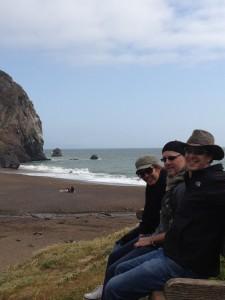 Amy, Christian and Steve (AKA, Indiana Jones) in Tennessee Cove. Photo courtesy Christian Piatt Photo courtesy Christian Piatt