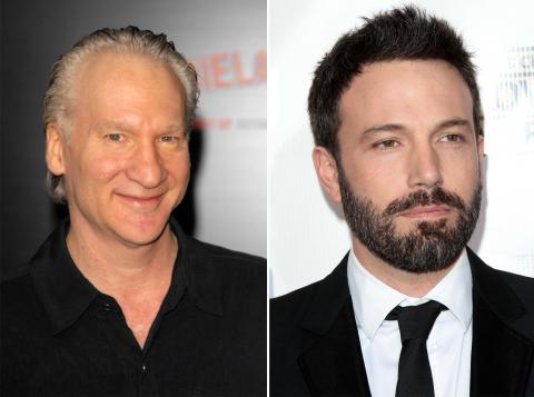 Bill Maher (left) and Ben Affleck. s_buckley / Shutterstock.com