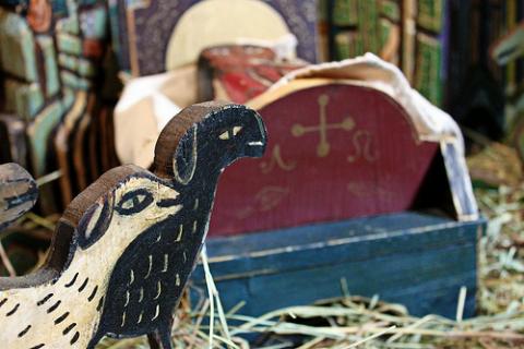 "Away in a manger" at the Holy Cross Monastery, NY. Via Wylio: http://bit.ly/rRaH5G Image via Wylio: http://bit.ly/rRaH5G