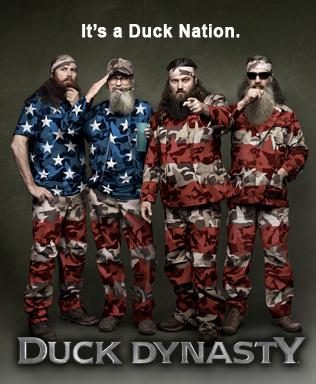 Duck Dynasty's season four promo picture. Photo courtesy A&E. Photo courtesy A&E.