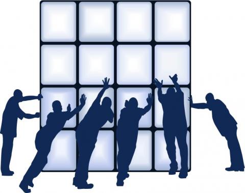 people pushing image via Accent / Shutterstock people pushing image via Accent / Shutterstock