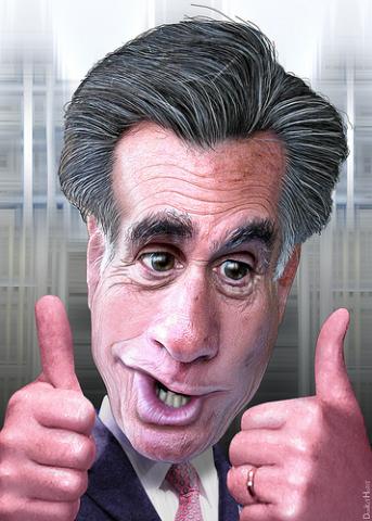 Mitt Romney. Illustration by DonkeyHotey via Wylio Mitt Romney. Illustration by DonkeyHotey via Wylio
