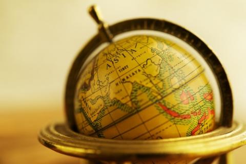 Closeup of a globe. Nejron Photo / Shutterstock Closeup of a globe. Nejron Photo / Shutterstock