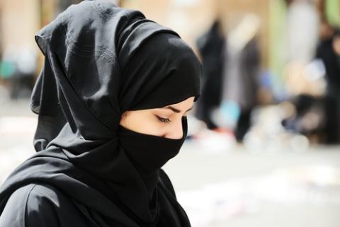 Muslim woman with hijab. Image via Zurijeta / Shutterstock. Muslim woman with hijab. Image via Zurijeta / Shutterstock.