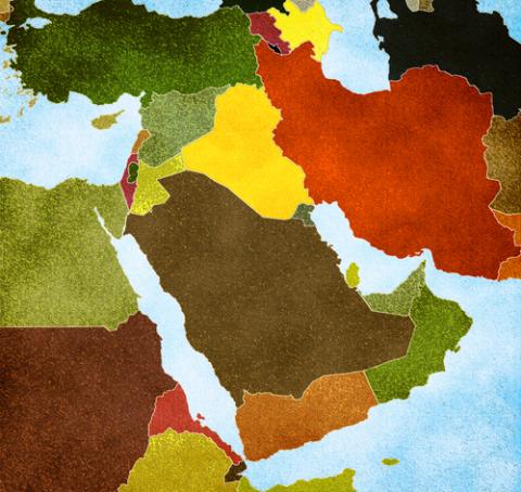 Map of the Middle East. Photo courtesy RNS/shutterstock.com. Map of the Middle East. Photo courtesy RNS/shutterstock.com.