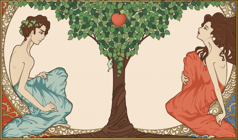 Adam and Eve, Drakonova / Shutterstock.com Adam and Eve, Drakonova / Shutterstock.com