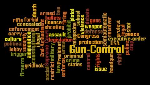 Gun control word cloud, Rob Wilson / Shutterstock.com Gun control word cloud, Rob Wilson / Shutterstock.com