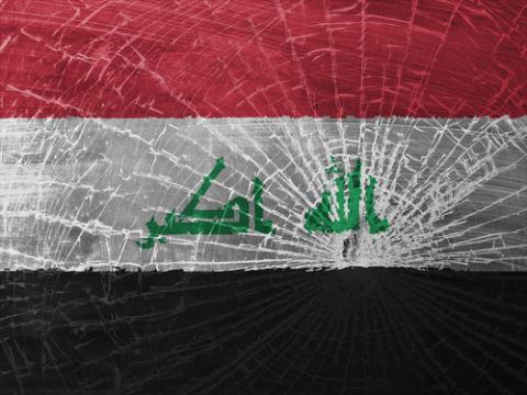 The Iraqi flag, shattered. Image courtesy MyImages - Micha/shutterstock.com The Iraqi flag, shattered. Image courtesy MyImages - Micha/shutterstock.com