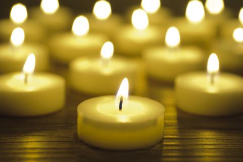 Many candle lights. Via filmfoto/Shutterstock