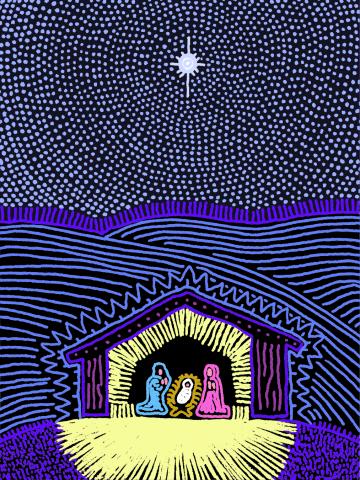 Nativity scene. Ron and Joe/Shutterstock