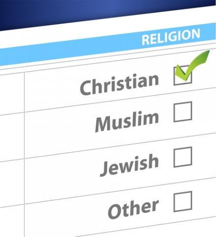 Religion survey box, alexmillos / Shutterstock.com Religion survey box, alexmillos / Shutterstock.com