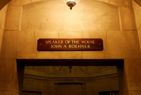Sign above John Boehner's Capitol office, Katherine Welles / Shutterstock.com Sign above John Boehner's Capitol office, Katherine Welles / Shutterstock.com
