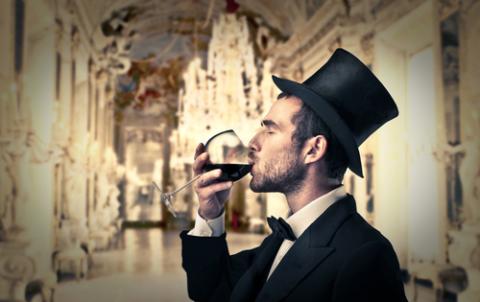Rich man drinking wine, ollyy / Shutterstock.com Rich man drinking wine, ollyy / Shutterstock.com