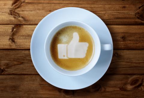 Facebook like in a coffee cup, Brian A Jackson / Shutterstock.com Facebook like in a coffee cup, Brian A Jackson / Shutterstock.com