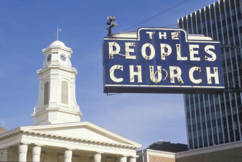 The People's Church in South Bend, Ind. Photo via American Spirit / Shutterstock.com / RNS Photo via American Spirit / Shutterstock.com / RNS