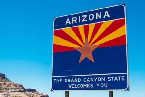 Arizona highway sign, Janece Flippo / Shutterstock.com Arizona highway sign, Janece Flippo / Shutterstock.com
