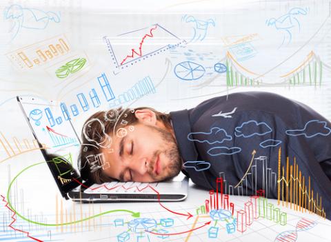 Man overworking, mast3r / Shutterstock.com Man overworking, mast3r / Shutterstock.com