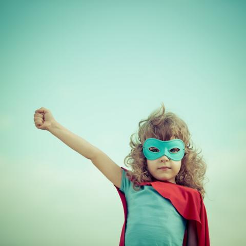 Girl dressed up like a superhero, Sunny studio / Shutterstock.com Girl dressed up like a superhero, Sunny studio / Shutterstock.com