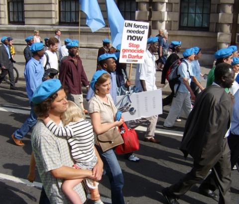 Protests against violence in Darfur, David Burrows / Shutterstock.com Protests against violence in Darfur, David Burrows / Shutterstock.com