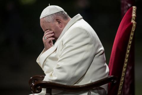 Pope Francis celebrating Via Crucis in Rome on April 18, giulio napolitano / Shutterstock.com giulio napolitano / Shutterstock.com