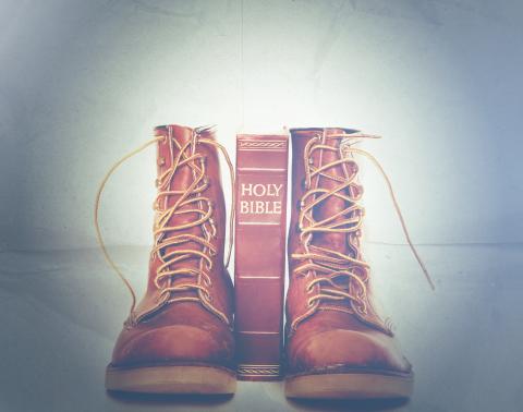 Bible and boots, Paul Matthew Photography / Shutterstock.com Bible and boots, Paul Matthew Photography / Shutterstock.com