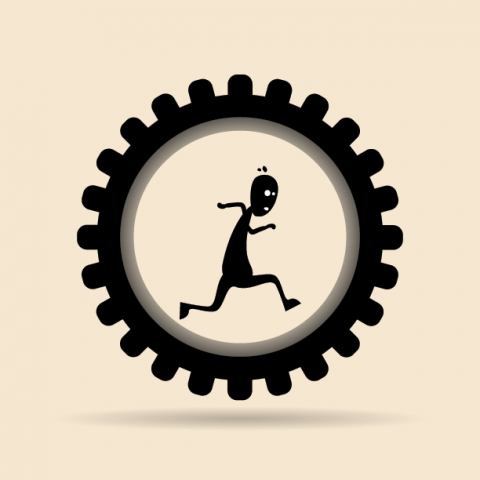 Man on a wheel, Hermin / Shutterstock.com Man on a wheel, Hermin / Shutterstock.com