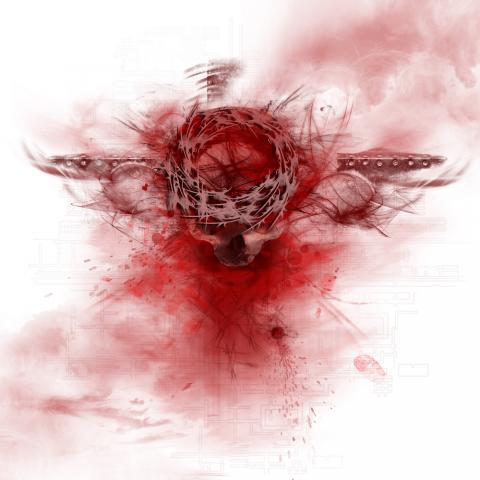 Blood over the image of a cross. Image courtesy Markus Plank/shutterstock.com Blood over the image of a cross. Image courtesy Markus Plank/shutterstock.com
