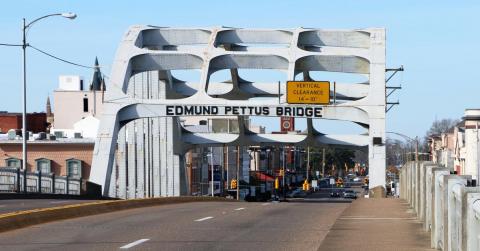 Edmund Pettus Bridge in Selma, Ala. Edmund Pettus Bridge in Selma, Ala.