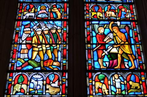Stained glass window at the National Cathedral in Washington, D.C., Frontpage / Shutterstock.com Frontpage / Shutterstock.com