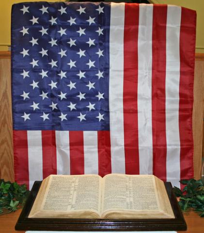 American flag and the Bible, SUE ASHE / Shutterstock.com American flag and the Bible, SUE ASHE / Shutterstock.com