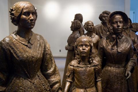 Women's Rights National Historic Park statues, Zack Frank / Shutterstock.com Women's Rights National Historic Park statues, Zack Frank / Shutterstock.com