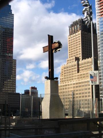 Photo: Steel cross at the 9/11 site. Shawn Kashou / Shutterstock.com Photo: Steel cross at the 9/11 site. Shawn Kashou / Shutterstock.com