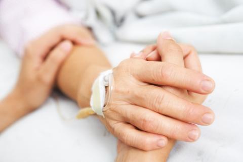 Daughter holding her mother's hand, OtnaYdur / Shutterstock.com Daughter holding her mother's hand, OtnaYdur / Shutterstock.com