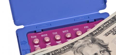 Birth control pills with payment, Brooke Becker / Shutterstock.com Birth control pills with payment, Brooke Becker / Shutterstock.com